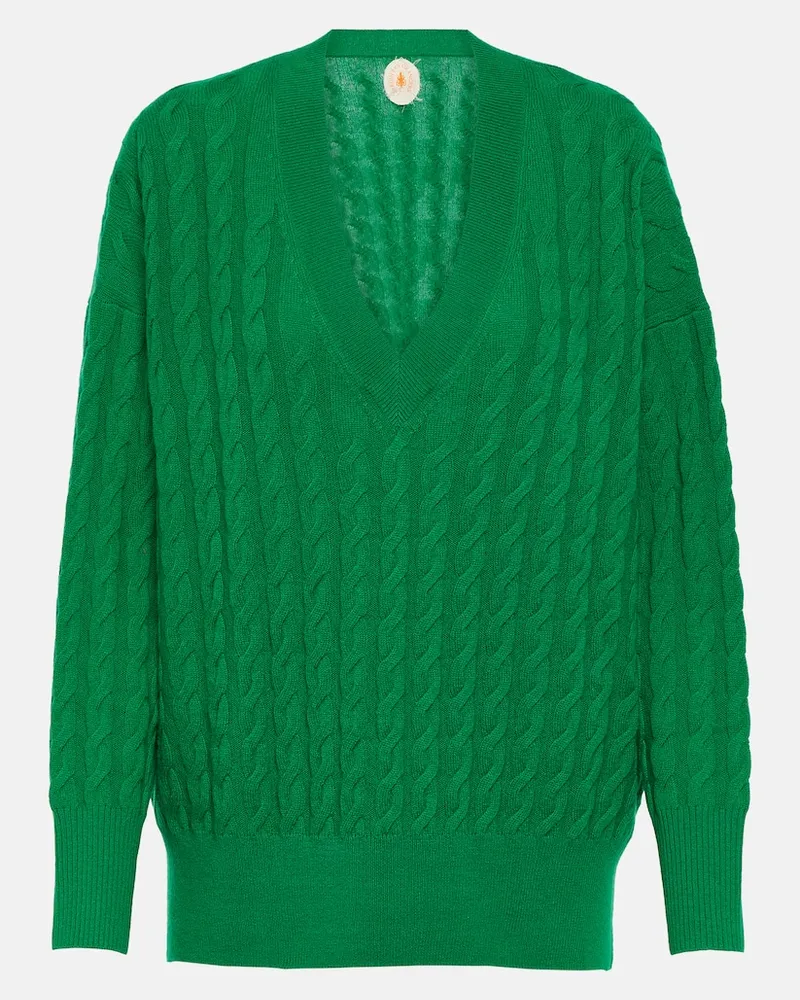 Jardin des Orangers Pullover aus Kaschmir Grün