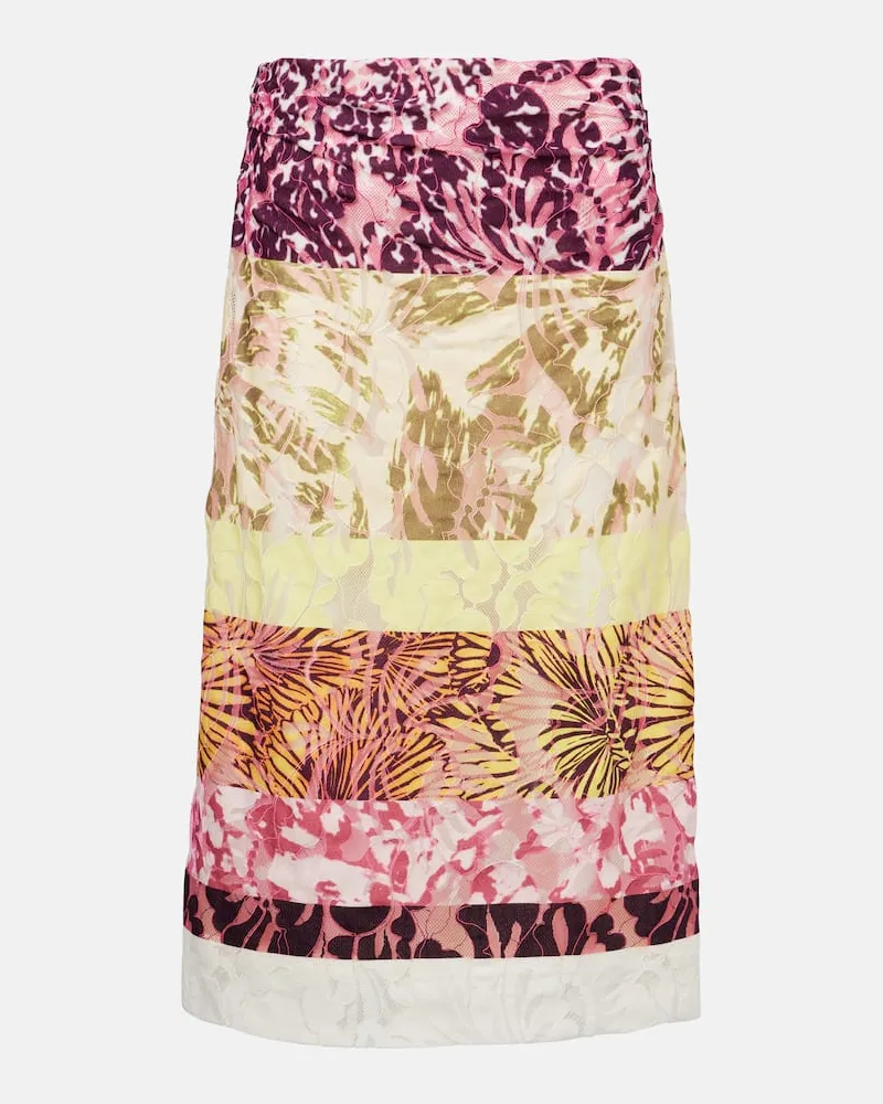 Dries van Noten Midirock Multicolor