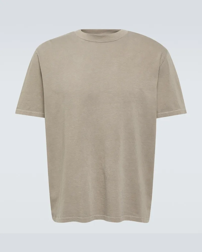 Our Legacy T-Shirt Box aus Baumwoll-Jersey Beige