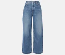 Weite Mid-Rise-Jeans Low Slung Baggy