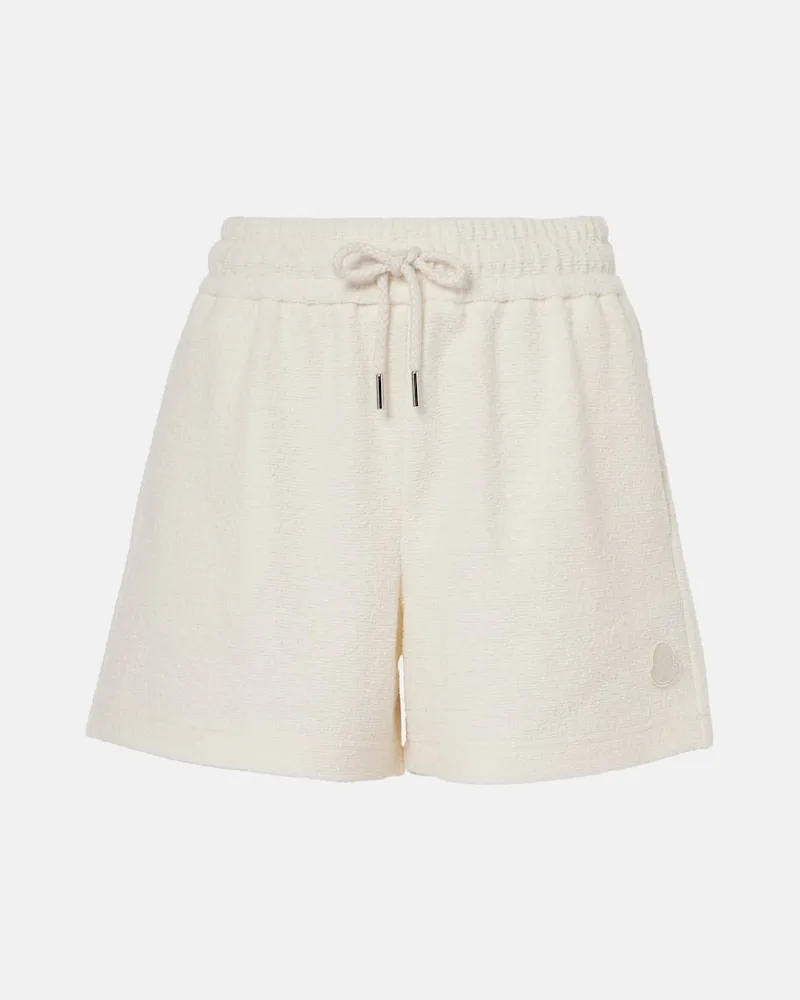Moncler Mid-Rise Shorts Weiß
