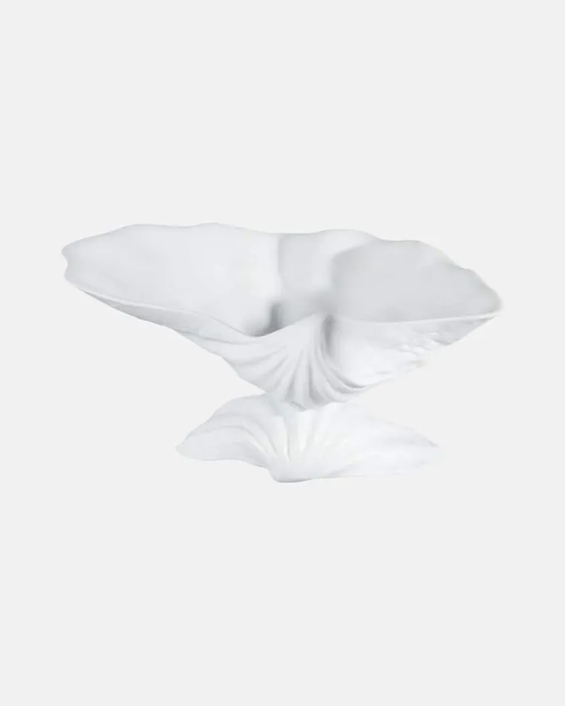 L’OBJET Deko-Schale Neptune Medium Weiß