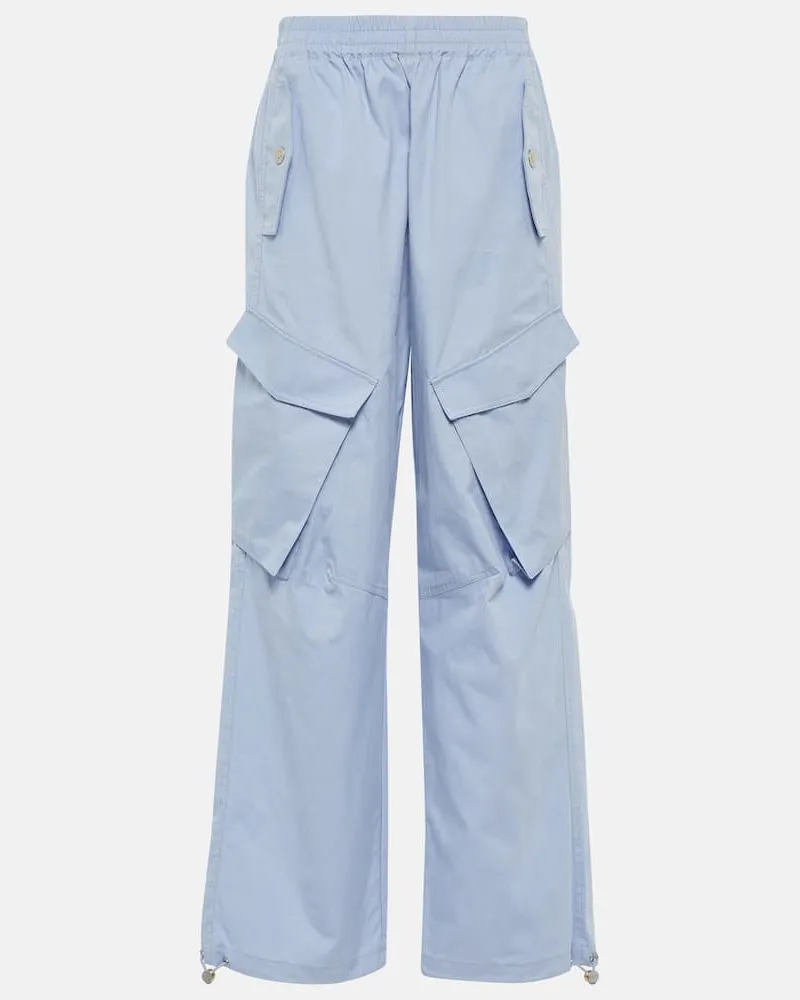 Dion Lee Low-Rise-Cargohose Weiß