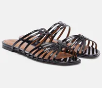 Sandalen Aura aus Lackleder
