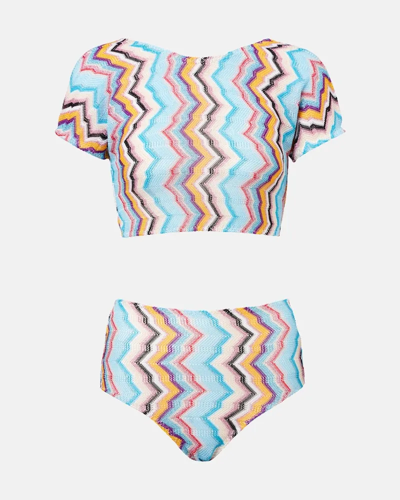 Missoni Bikini aus Häkelstrick Multicolor