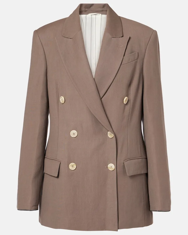 Brunello Cucinelli Blazer Braun