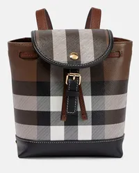 Burberry Rucksack Micro aus Canvas Multicolor