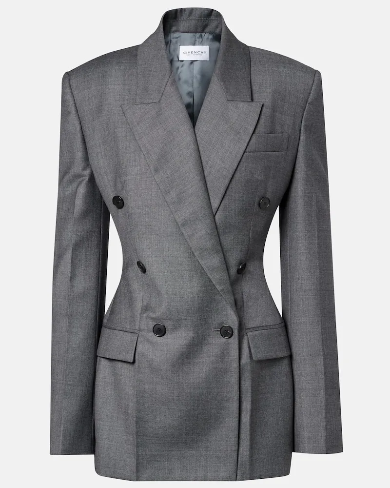 Givenchy Blazer aus Wolle Grau