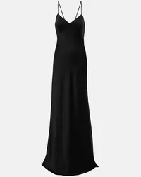 Max Mara Bridal Slipdress Selce aus Satin Schwarz