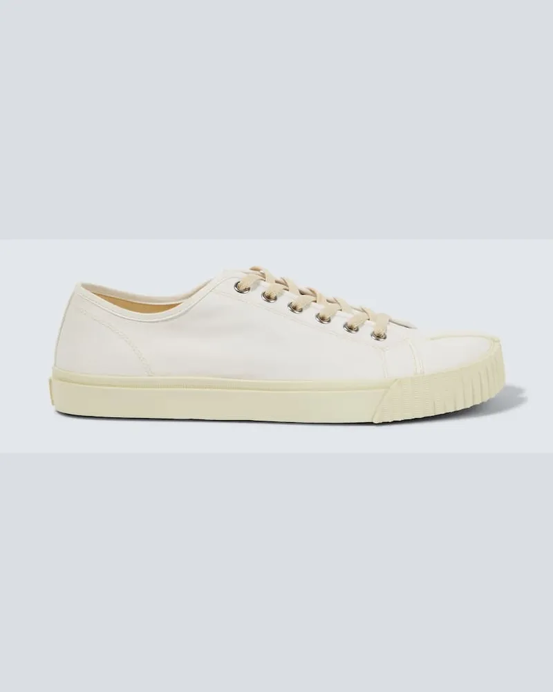 Maison Margiela Sneakers Tabi aus Canvas Weiß