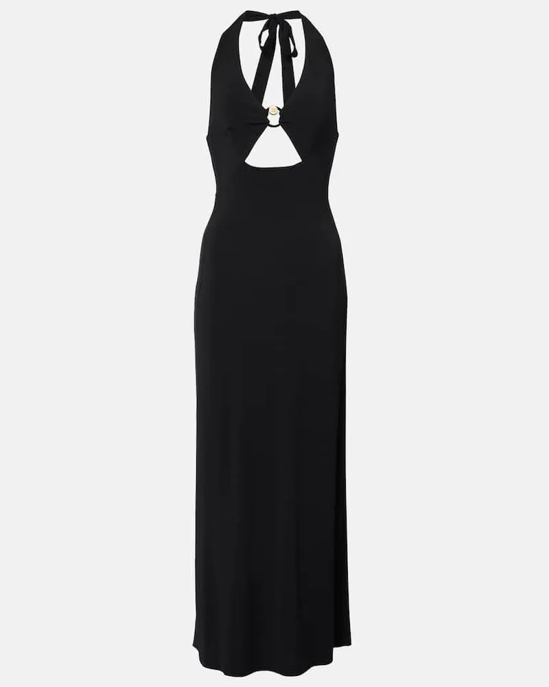 Max Mara Maxikleid Ghiotto Schwarz
