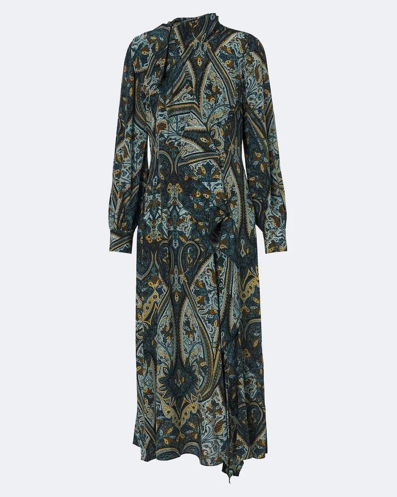 Ulla Johnson Midikleid Sabrina aus Seide Multicolor