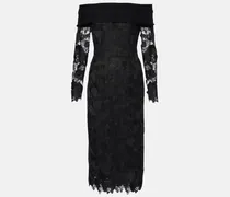 Midikleid Orchid aus Guipure-Spitze