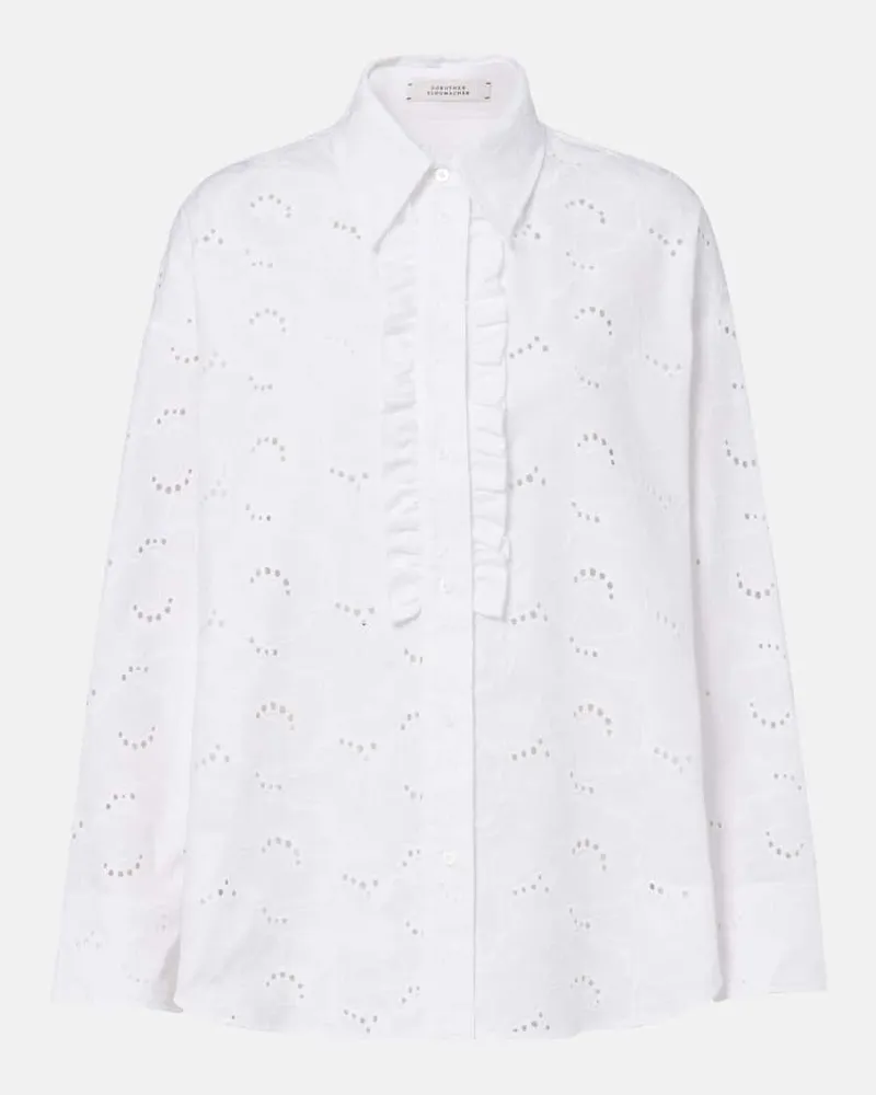 Dorothee Schumacher Hemd Summer Blossom Weiß