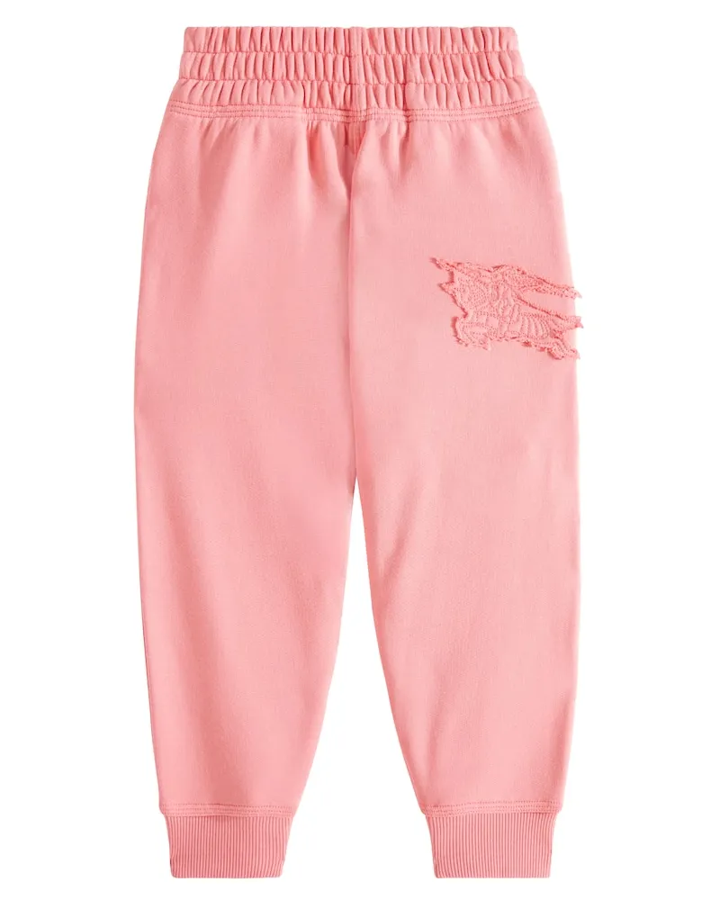 Burberry Jogginghose EKD aus Baumwoll-Jersey Rosa
