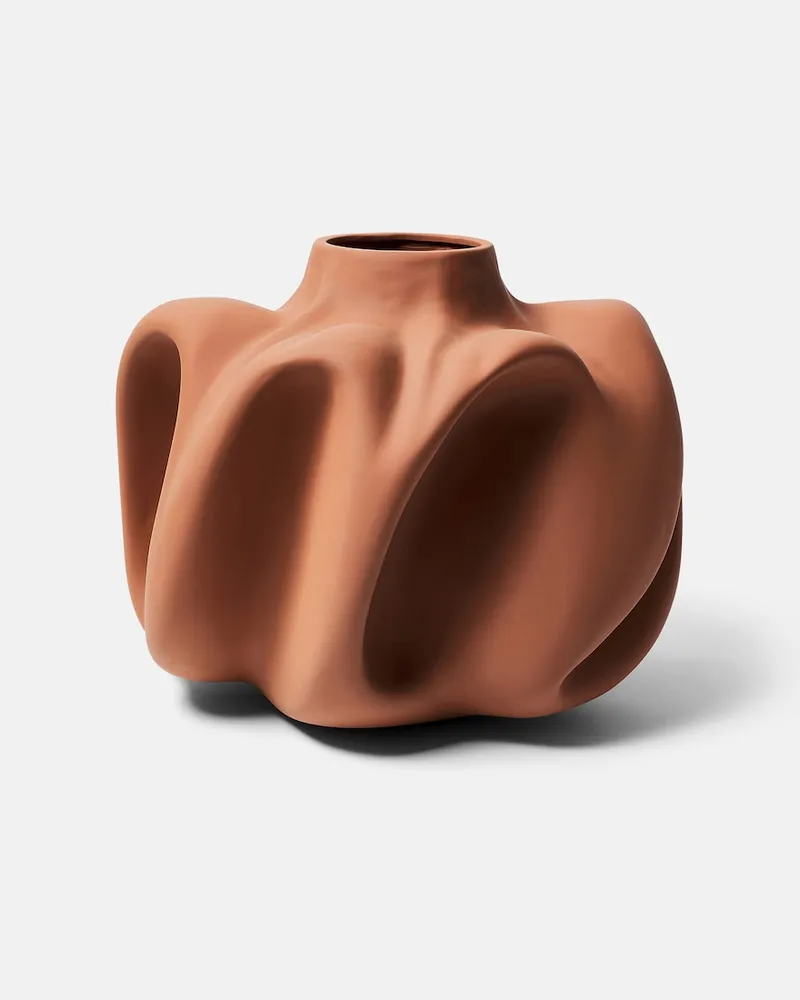 101 Copenhagen Vase Wabi Medium aus Keramik Braun