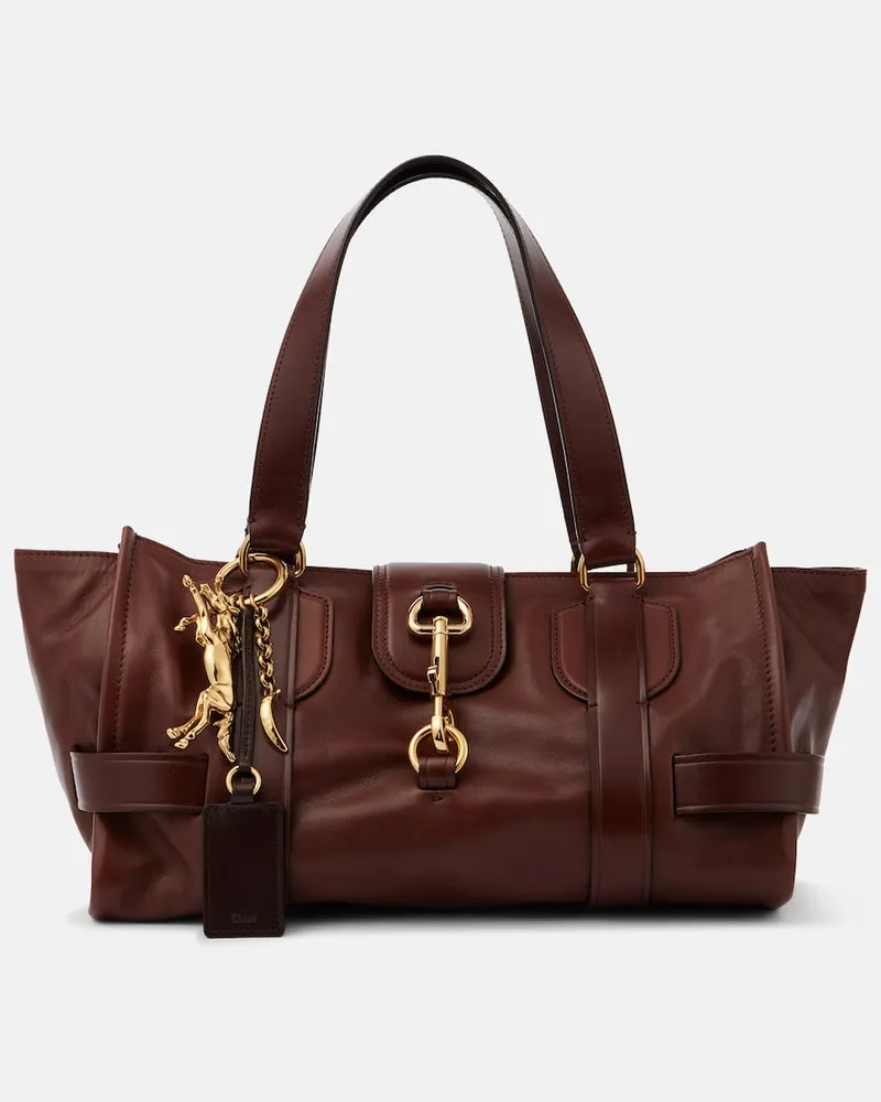 Chloé Chloé Tote Kerala 25 Large aus Leder Braun