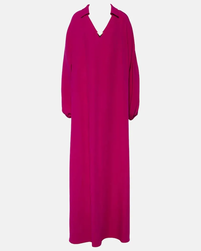 Valentino Garavani Robe VGold aus Cady Couture Pink
