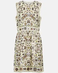 Tory Burch Bedrucktes Minikleid aus Seide Multicolor