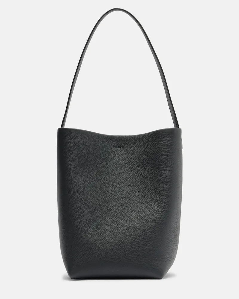 The Row Tote Bag Park N/S Medium aus Leder Schwarz