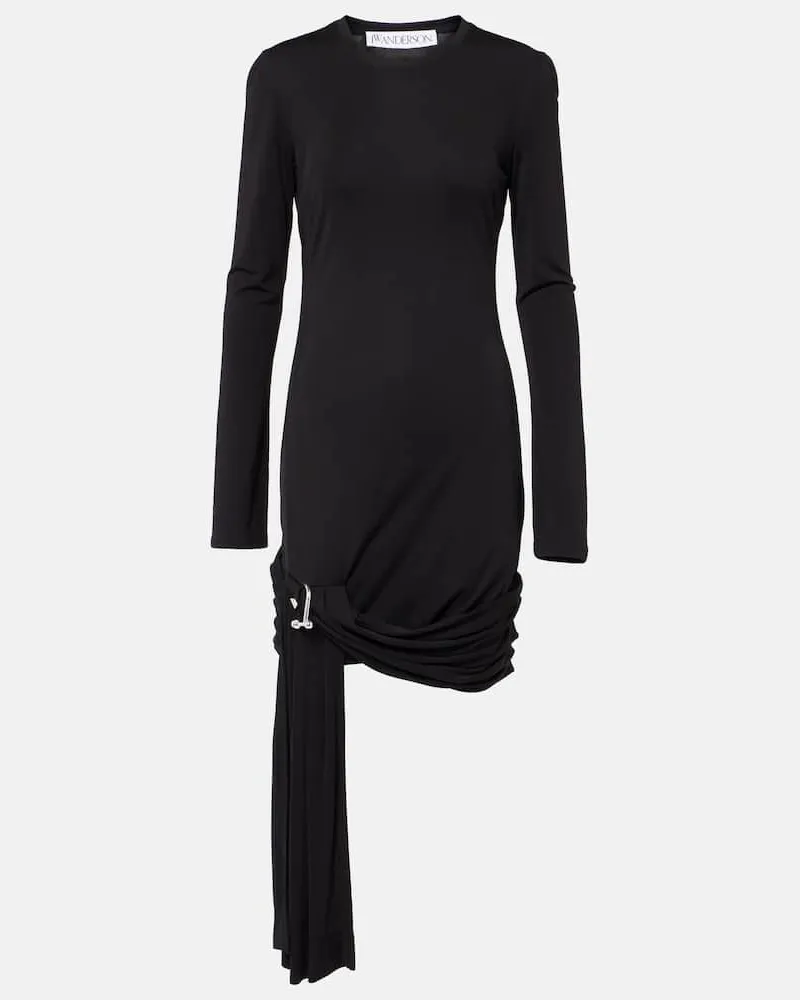 J.W.Anderson Minikleid aus Jersey Schwarz
