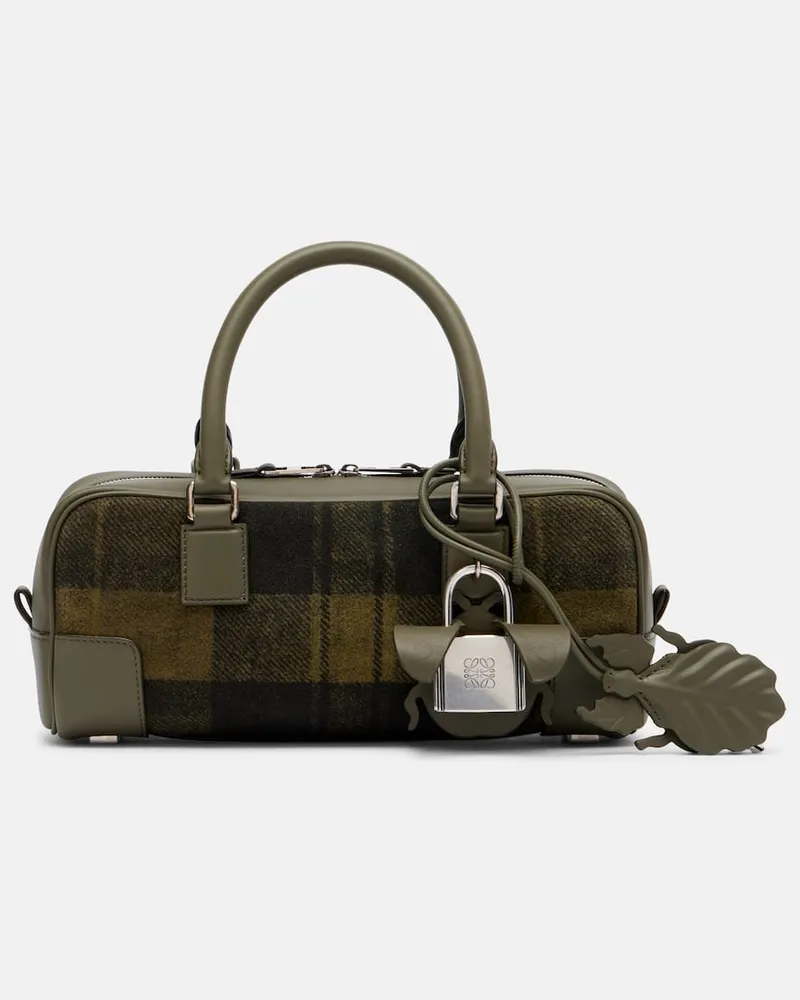Loewe Tote Bag Amazona 23 mit Leder Grün