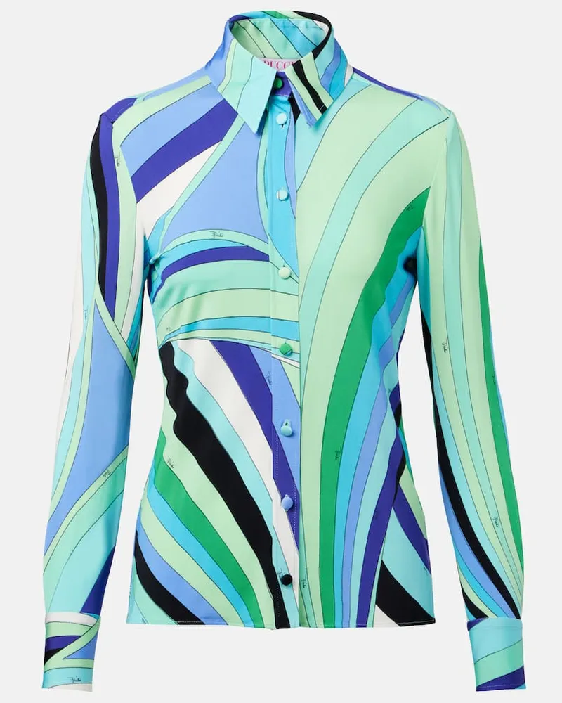 Emilio Pucci Hemd Iride Multicolor