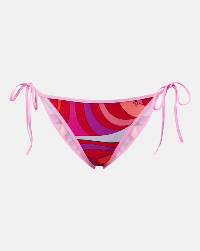 Emilio Pucci Bedrucktes Bikini-Höschen Iride Multicolor