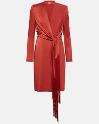 Max Mara Minikleid Maura aus Satin Rot