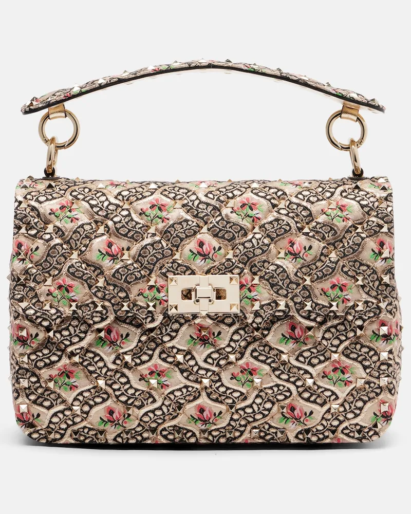 Valentino Garavani Schultertasche Rockstud Spike Medium Multicolor