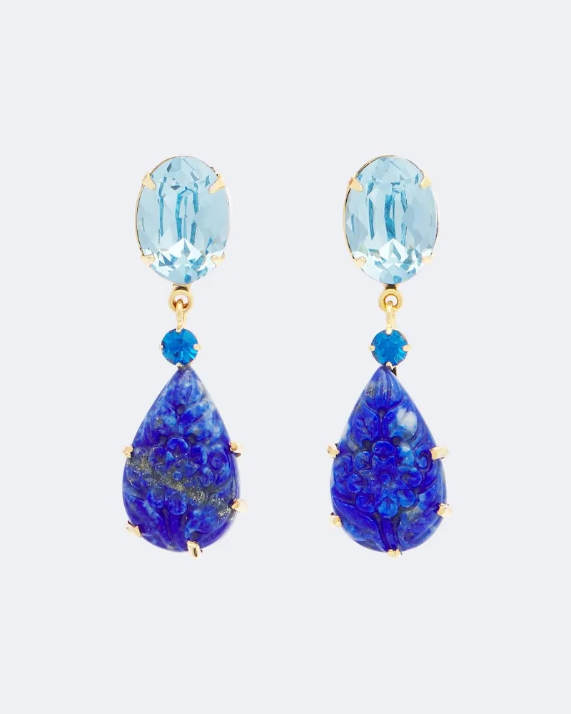 Jennifer Behr Ohrringe Ambrose mit Lapislazuli Blau