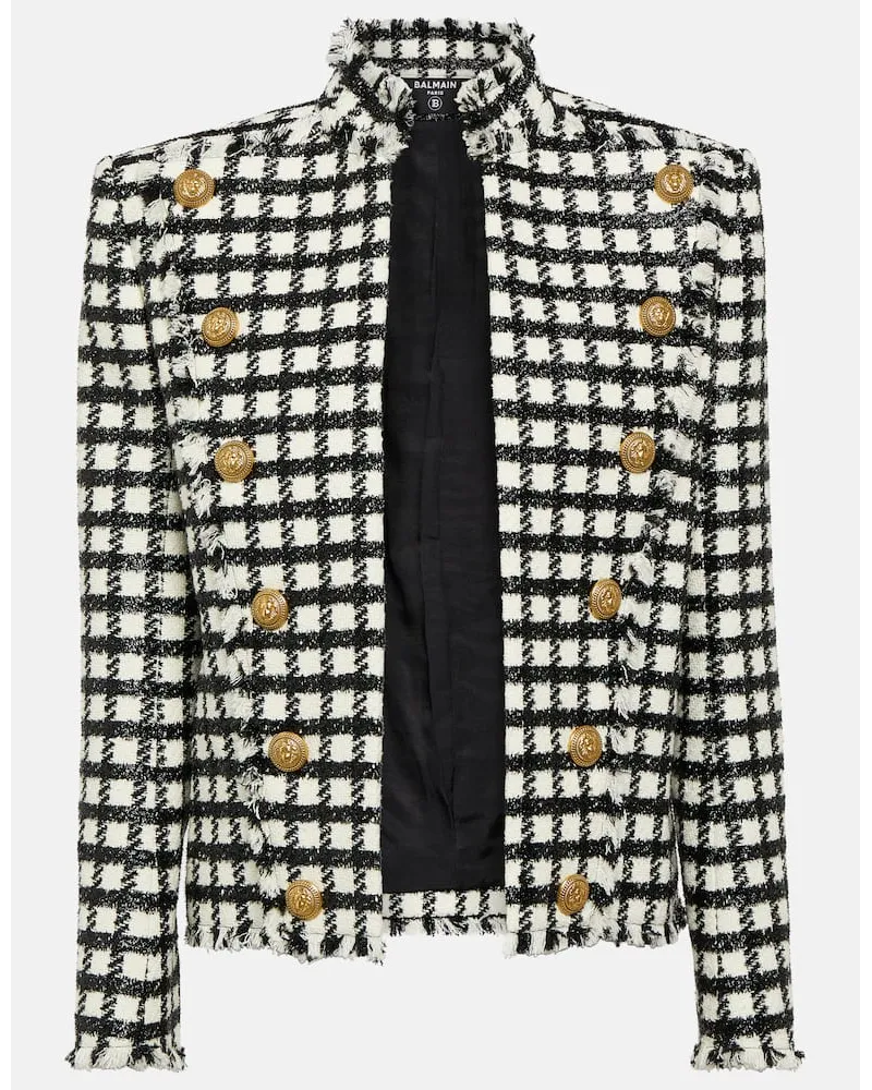 Balmain Jacke aus Tweed Multicolor