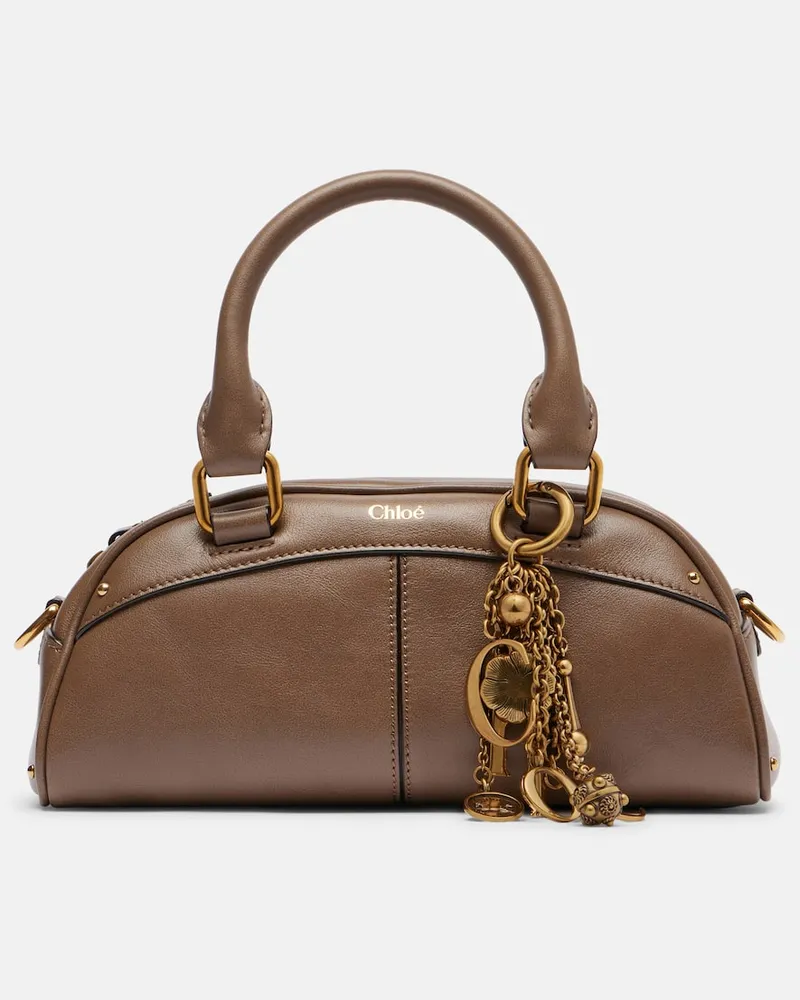 Chloé Chloé Tote Bag Chloé Bowling Small aus Leder Braun
