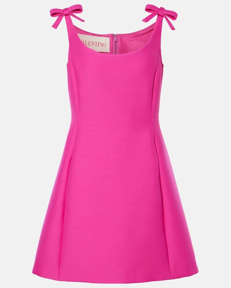 Valentino Garavani Minikleid aus Crepe Couture Rosa