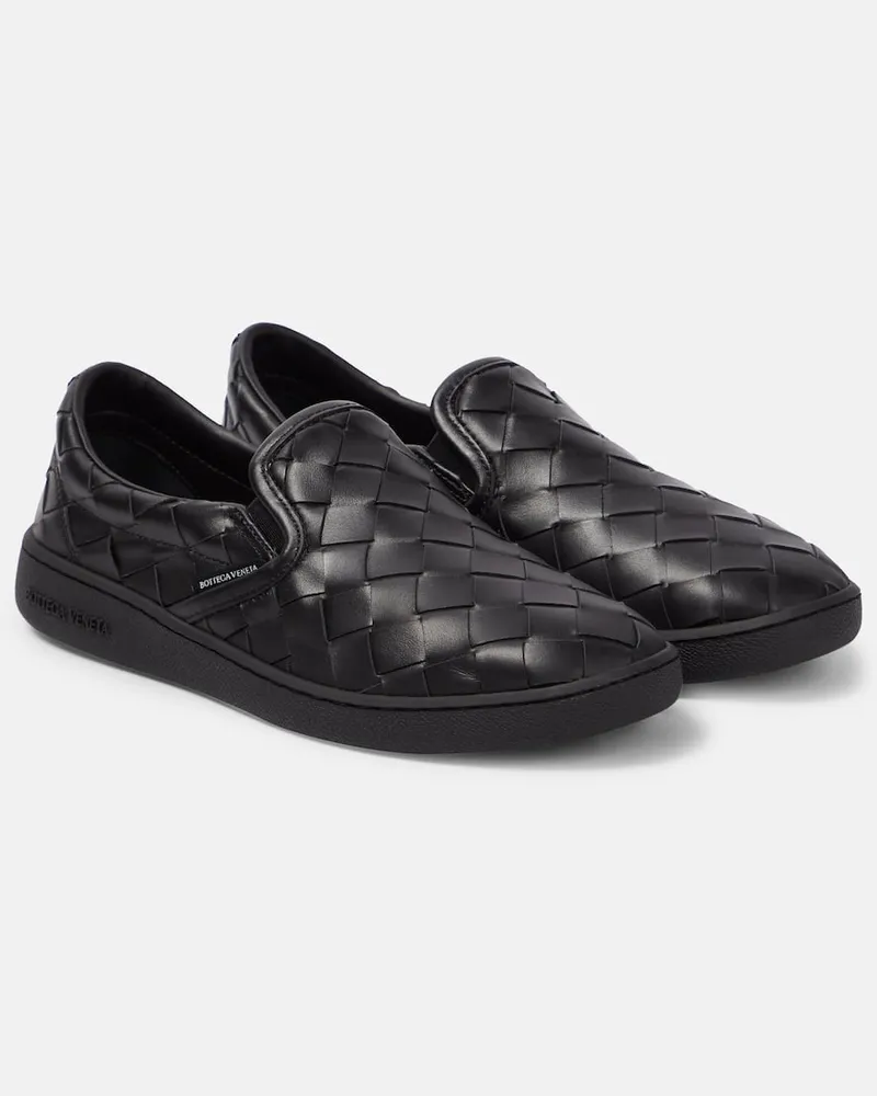 Bottega Veneta Slip-Ons Sawyer aus Leder Schwarz