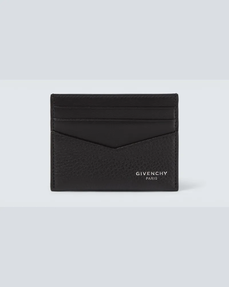 Givenchy Kartenetui aus Leder Schwarz
