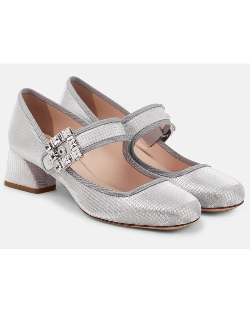 Roger Vivier Verzierte Pumps Trés Vivier Metallic