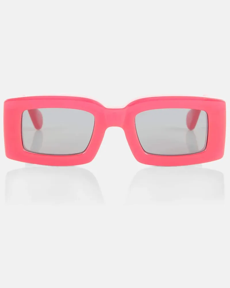 Jacquemus Eckige Sonnenbrille Les Lunettes Tupi Pink