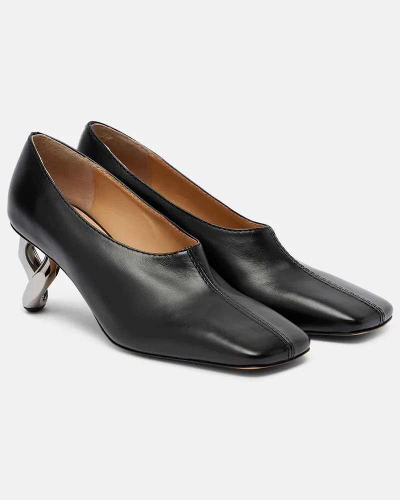 J.W.Anderson Pumps Chain 95 aus Leder Schwarz