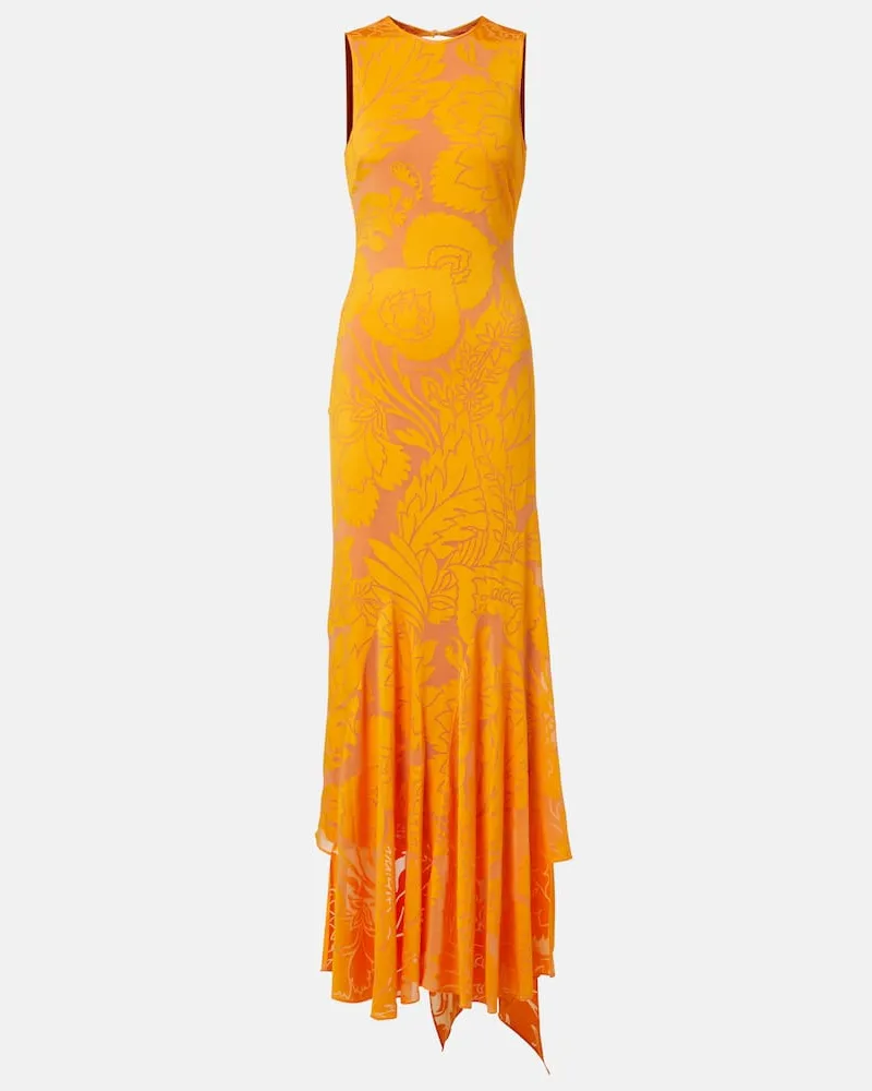 Etro Maxikleid Orange