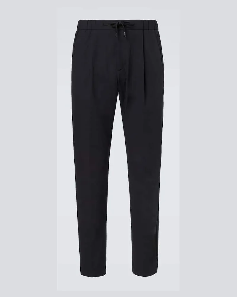 Herno Mid-Rise Tapered-Hose Blau