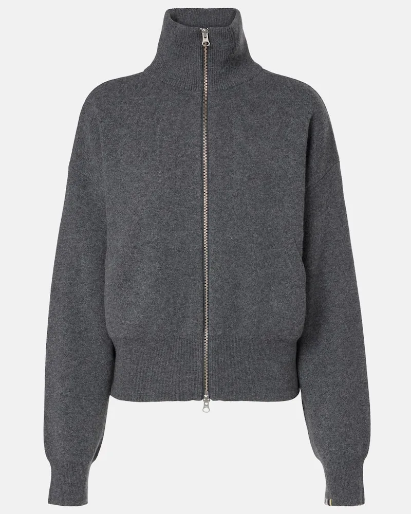 extreme cashmere Jacke N°385 Xtra Cute aus Kaschmir Grau