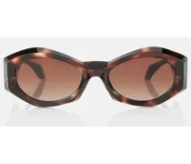 Ovale Sonnenbrille Medusa Plaque