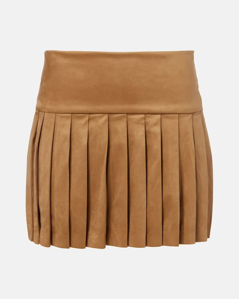 Norma Kamali Minirock Braun