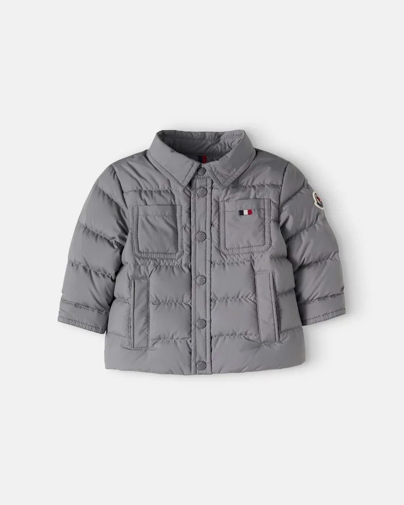 Moncler Baby wattierte Daunenjacke Kaelen Grau