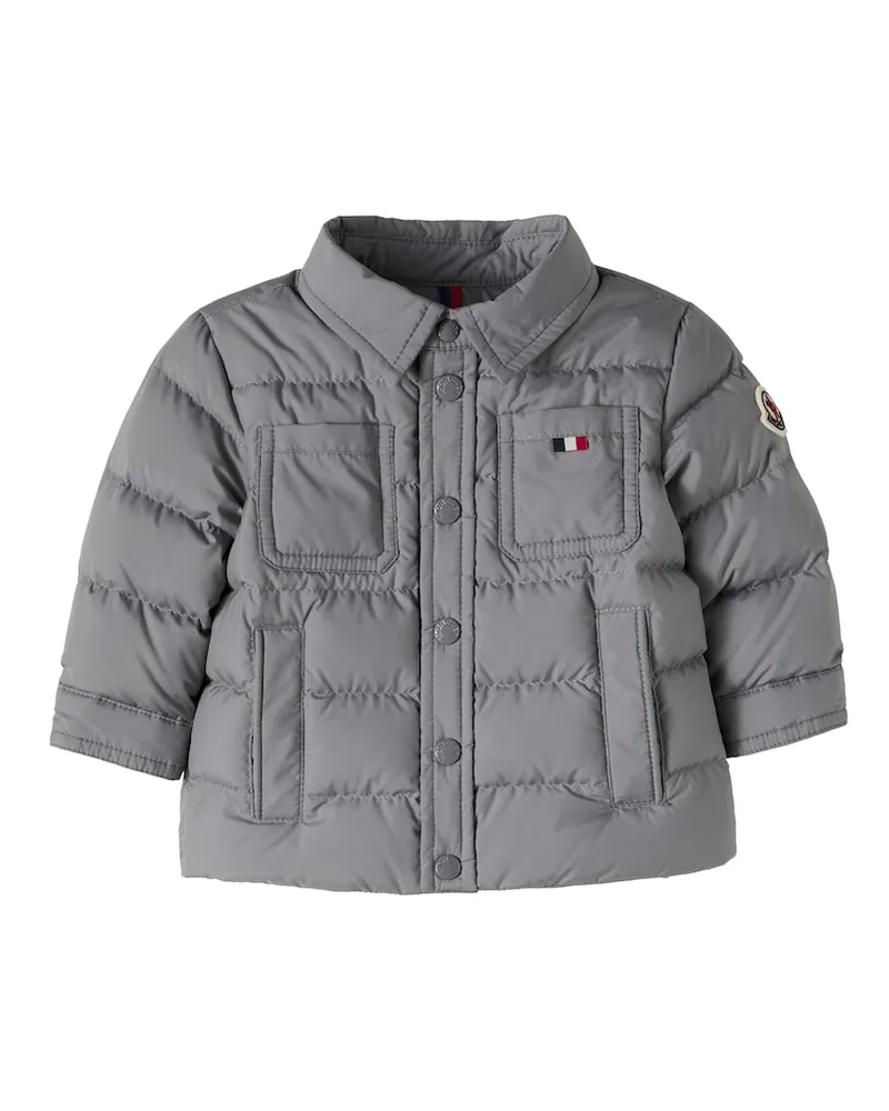 Moncler Baby wattierte Daunenjacke Kaelen Grau