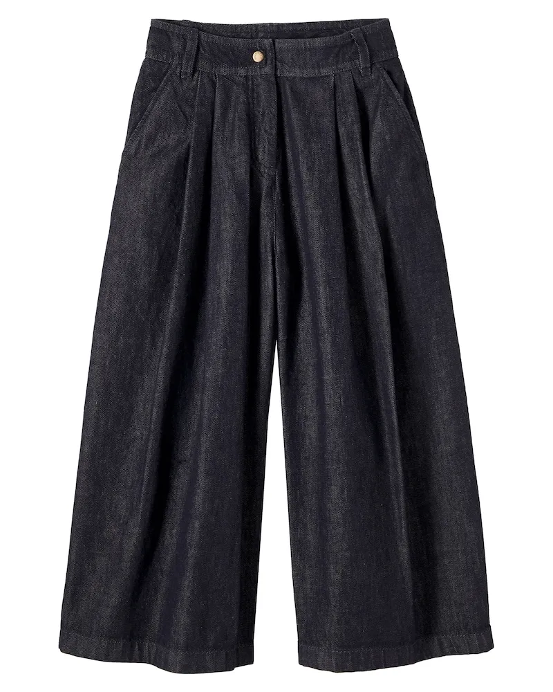 Moncler Wide-Leg Jeans Blau