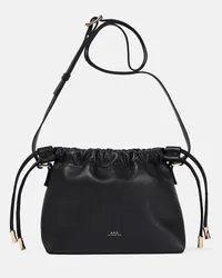 A.P.C. Schultertasche Ninon Mini Schwarz