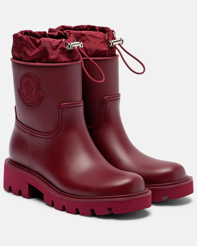 Moncler Gummistiefel Kickstream Rot