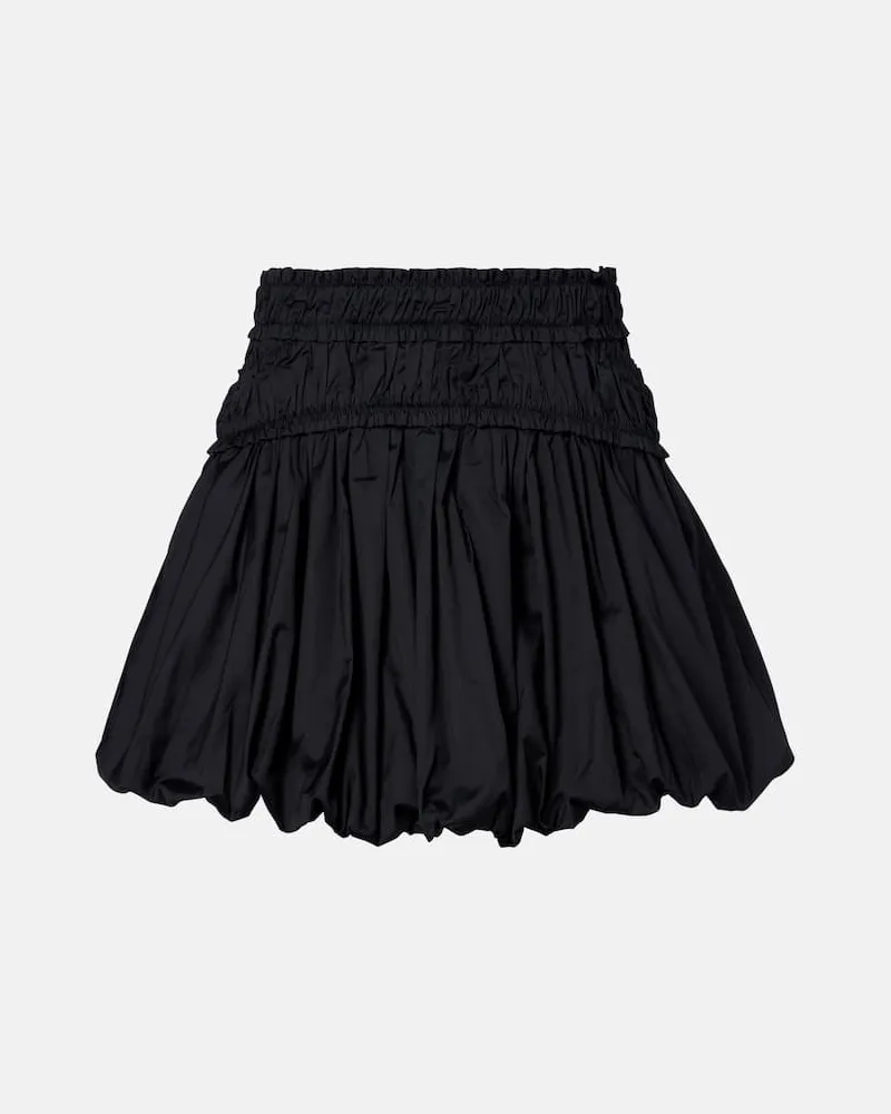 Ulla Johnson Minirock Nicolette aus Baumwolle Schwarz